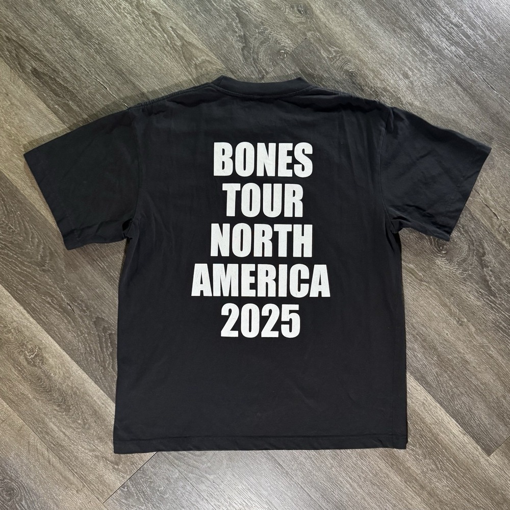 TeamSESH BONES Tour 2025 Double Sided T-Shirt M Skull Graphic Rare Streetwear - Picture 2 of 5